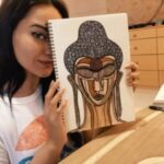 Sonakshi Sinha Instagram - Each drawing one makes…is a step forward - Vincent Van Gogh … Sonakshi, a self-taught artist started her stint with sketching very early on and gradually veered into the Her fascination compasses figures, faces and in particular, the eyes. As an artist, she is inspired by everything she sees, consciously seeking patterns, colours and con ordinary. Her artistic quest is bringing them to vibrancy and life on the canvas. @aslisona … #sonakshisinha #houseofcreativity #art #artistsoninstagram #artistsofinstagram #artoninstagram #artwork #sketching #reelsofinstagram