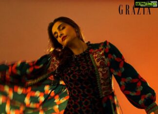 Sonam Kapoor Instagram - I’ve followed Pallavi’s work for a while now and I admire the free-spiritedness that she brings to her design. Her work has an avant garde feel to it that I think makes her clothes stand apart. There is so much to love — free flowing silhouettes, the use of Indian craft in a modern way, the ability to wear her clothes casually or to stun the red carpet — the range is incredible. I love what I’m wearing here. Just feels effortless. Printed dress and wrap jacket, both by @shopverb, crystal earrings: @zaynbysunena Photographs: @vishwaphotographyofficial Fashion Director: @pashamalwani Make-up: @artinayar Hair: @bbhiral Words: @tanya.91 Assisted by (Styling): @nishthaparwani @nahidnawaaz #Grazia #magazine #fashion #september #homegrown #craftsman #Indiandesigner #indianfashion #craft #artisan #verbbypallavisinghee