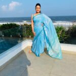 Sonia Agarwal Instagram - #shootmode #soniaagarwal #thegodman #zee5 #chennai #ocean