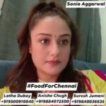 Sonia Agarwal Instagram - Kindly share and spread to reach out all *Covid affected senior citizens under home quarantine* across chennai city. @foodforchennai @suresh_jumani