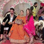Sonia Mann Instagram - Wish you both loads of Happiness @itsafsanakhan @saajzofficial 😊🙏 Happily Married lovebirds ❤️