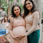 Sonu Gowda Instagram - Precious moment⭐️ Congratulations dearest Amulya and Jaggadish, This little miracle will soon make your world more beautiful and happier.. • • Celebration of the sweet little someone who’s on the way.. @nimmaamulya @jagdishrchandra