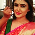 Sony Charishta Instagram – “My beauty hear is the hard work of my makeup artist ” thanku to make me look beautiful and extraordinary “👌😊🥰🥰🥰🥰