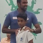 Soori Instagram - My son sanjay Madurai cricket Association Under 14age players he got best performance award 💐💐💐