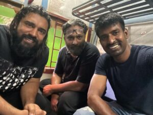 Soori Instagram - இன்று இனியதொரு தொடக்கம். இயக்குனர் அண்ணன் ராம் மற்றும் பிரதர் நிவின் பாலி யுடன் முதல்முறையாக 'பயணிப்பதில்' பெரு மகிழ்ச்சி. அண்ணன் சுரேஷ் காமாட்சி க்கு நன்றி @sureshkamatchi
@nivinpaulyactor