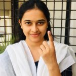 Sri Divya Instagram - Vote is our duty✊,Use it for the right!! #ivotedtoday #telangana