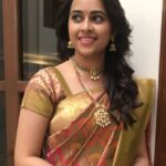 Sri Divya Instagram – In love with this necklace , @mspinkpantherjewel is always beautiful!!💛💛