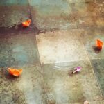 Sri Divya Instagram – #paperboats #rainwater #schooldaysmemories :) :)