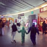 Sri Divya Instagram - #newnormal #familygoals 👩‍👧‍👦 #wearamask #staysafe 😊 Rajiv Gandhi International Airport - Hyderabad
