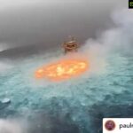 Sri Divya Instagram - Posted @withregram • @paulnicklen The contents of Pemex’s ruptured underwater pipeline burn on the surface of the Gulf of Mexico like some horrific biblical plague. Pemex, unsurprisingly, has a long record of major industrial accidents at its facilities. Although the fire is now under control, I can’t help but wonder – exactly what is it going to take for us to realize we are on the wrong path? Video by Manuel Lopez San Martin. #Fire #Spill #OilSpill #GulfOfMexico #Mexico #Pemex #ClimateChange #WrongPath #WhenWillWeLearn