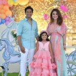 Sridevi Vijaykumar Instagram – Thank you all for the love and blessings to my little girl🤗
#5thbirthday#myprincess#mydaughter#birthdaygirl#birthdaydecor

Rupikaa’s outfit:@samtaandshrutistudio 
Photography: sri bali studio @santoshk_chintu 
Decor: @sparks.lifestyle