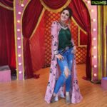 Sridevi Vijaykumar Instagram - Hello sunday🌞😁 #happysunday#sundayfunday#comedystars#starmaa#entertainment#comedyshow Outfit:@feathersbtq