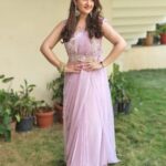 Sridevi Vijaykumar Instagram - 💜 #comedystars#sunday#sundayfunday#entertainment#tvshow#maatv#sridevi#sridevivijaykumar Outfit:@lekhareddydesigns Jewelry:@the_jewel_gallery