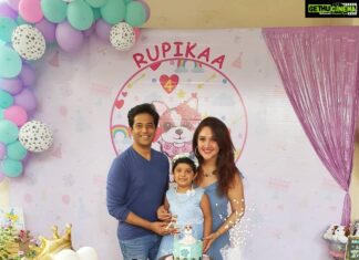 Sridevi Vijaykumar Instagram - Rupikaa's 4th birthday❤🎊🎂 god bless you my baby doll🤗😘13th July #daughtersbirthday#princess#blessedtobeyourmom#rupikaa#