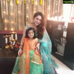 Sridevi Vijaykumar Instagram – My baby doll 😍#rupikaa#diwalitime#daughtersarethebest