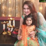 Sridevi Vijaykumar Instagram – My baby doll 😍#rupikaa#diwalitime#daughtersarethebest