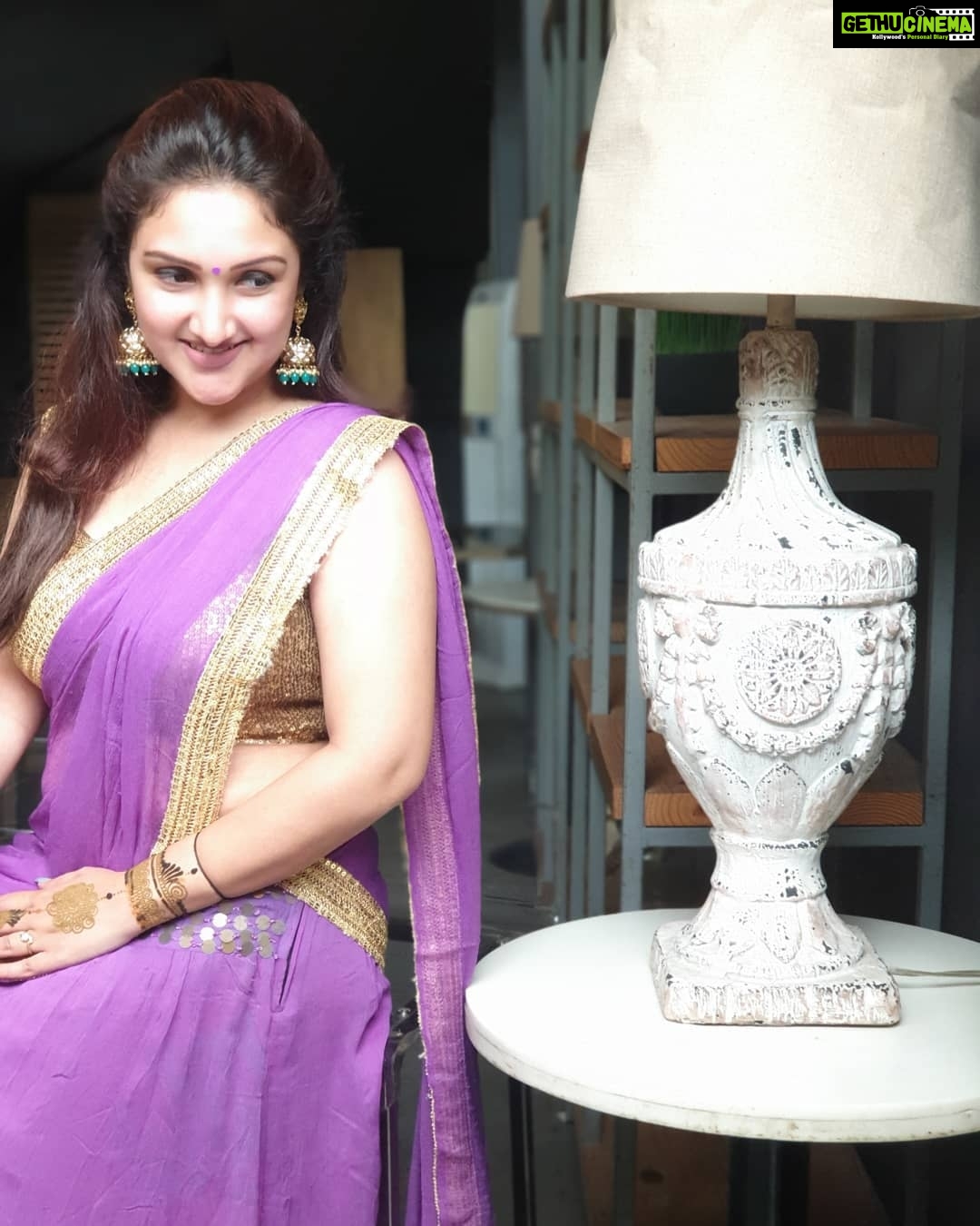 Sridevi Vijaykumar Instagram - 💜💜💜💜#festivaltime#diwali#deepavali
