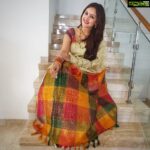 Sridevi Vijaykumar Instagram - Always a lovely feeling wearing amma's saree❤ miss you so much Maa