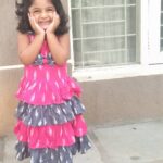 Sridevi Vijaykumar Instagram - Thank you @littlesoulswardrobe for such a cute and comfortable dress for rupikaa...