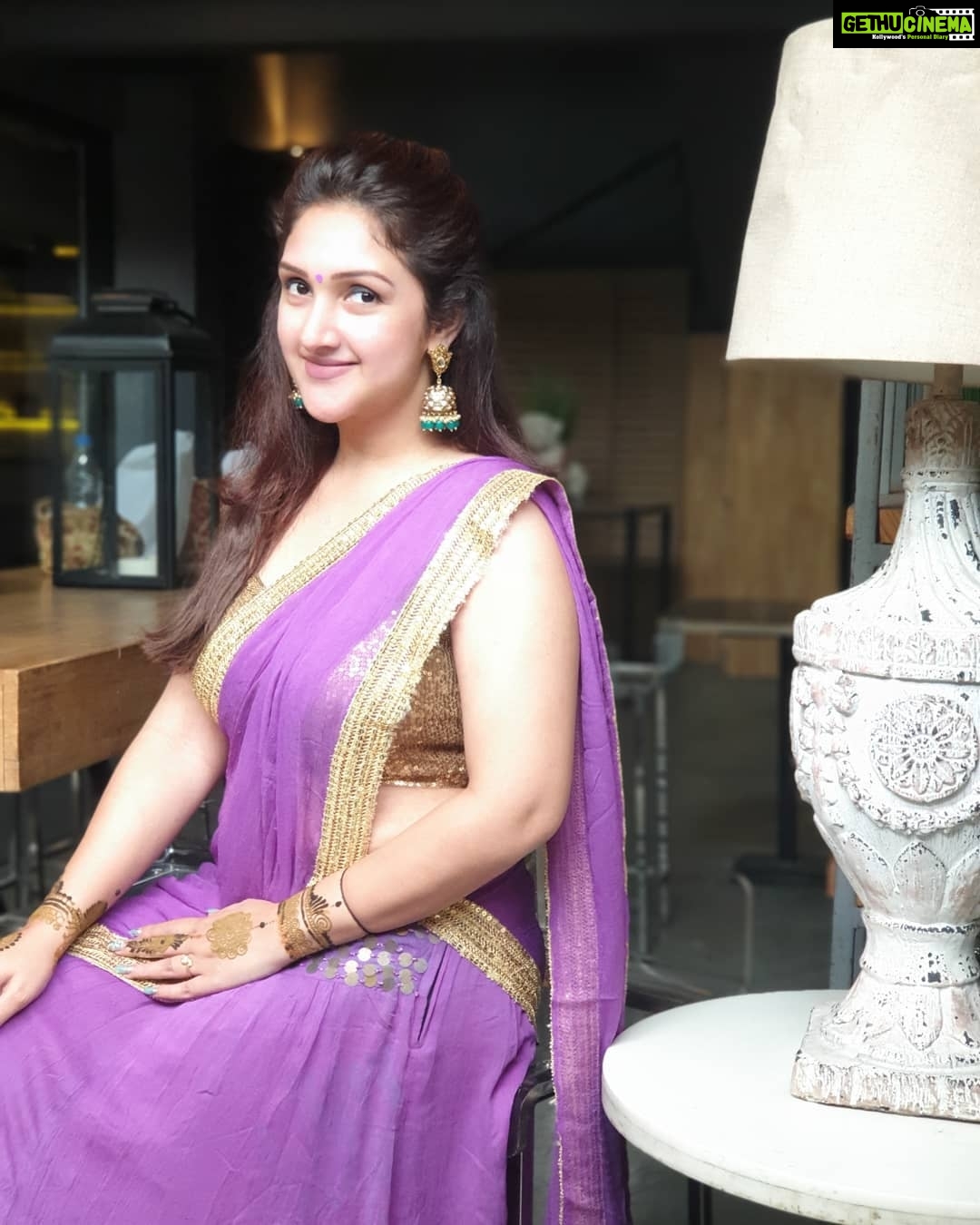 Sridevi Vijaykumar Instagram - 💜💜💜💜#festivaltime#diwali#deepavali