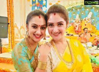 Sridevi Vijaykumar Instagram - Function #chennai#dressingup#engagement