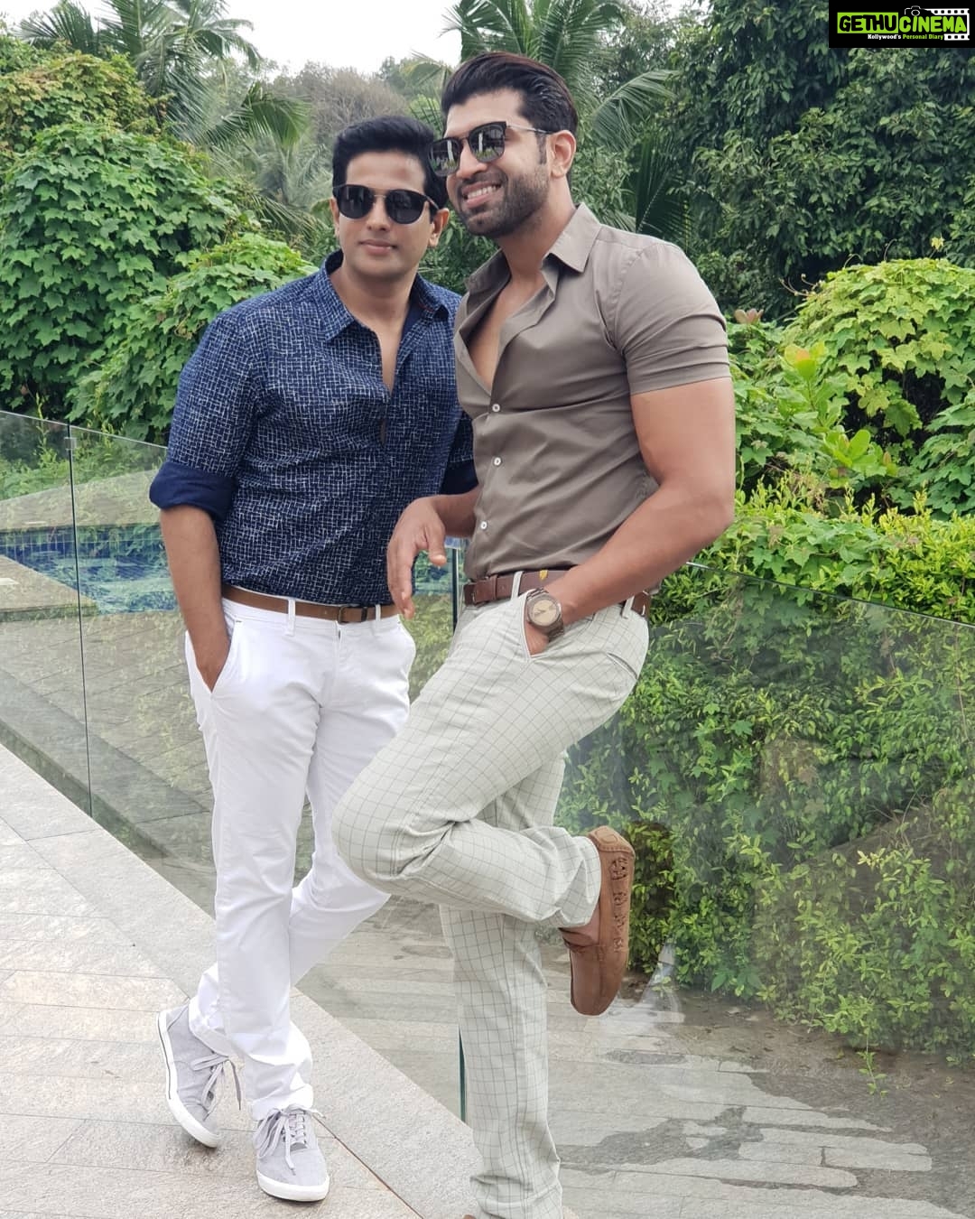 Sridevi Vijaykumar Instagram - My love😍 my brother😍#rahul#arunvijay#novemberboys#📸byme🙋@arunvijayno1