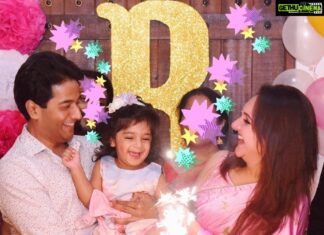 Sridevi Vijaykumar Instagram - Birthday celebrations💖🎉🎁👸🎂#rupikaa#2ndbirthday#sridevivijaykumar#birthdayfun#mybabydoll#princessofthefamily👑🎀#loveyousomuch😘