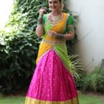 Sridevi Vijaykumar Instagram - Happy varalakshmi vratham😇🙏 #maavaralakshmivratham#starmaa Outfit:@varahi_artstudio Jewellery:@antiquelotuss Hipbelt:@sanvi_creations_