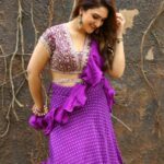 Sridevi Vijaykumar Instagram – 💜💜💜
Happy weekend

#Comedystars #starmaa #disneyhotstar #sundayfunday#purple#love#lehenga#indianwear#festivewear#instafashion
Outfit @neerusindia 
Jewellery @the_jewel_gallery