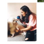 Srushti Dange Instagram – If I steal this goofball will they file a complaint ? 🤔 #justsaying 🤷🏻‍♀️ #cutenessoverload 🙈