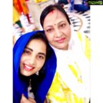 Srushti Dange Instagram - My mum is a huge inspirational to me (us) with huge heart and the kind person she is that she never cease to amaze me to strive to do the best for her kids & for a family (guess all mothers do ) On such auspicious day she made a whole arrangements decorations to inviting guest to take care of every small detailing of the Pooja by herself, through night she sat & prayed for her children , home now I’ve included 2 members as well ( Lucy & ruspin ) and still she isn’t complaining about it I know how hard and tiring, exhausted it is but Mum you do with grace & love ❤️ mommy much much love to you