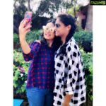 Srushti Dange Instagram – We make a good pair, don’t we ? @suhasini_mudliyar_  xoxo 💋 lol 😂 #hydrabaddiary