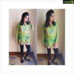 Srushti Dange Instagram - Go green with release of #mupparimanam kurti designed by @advdesignhouse @aartisshah