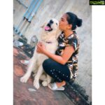 Srushti Dange Instagram – My fashion philosophy is, if you’re not covered in Dog hair, your life is Empty…. 
P.S-: Tommy I love your wiggle butt 🐶🐩