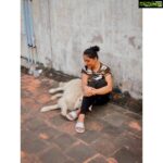 Srushti Dange Instagram – My fashion philosophy is, if you’re not covered in Dog hair, your life is Empty…. 
P.S-: Tommy I love your wiggle butt 🐶🐩