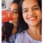 Srushti Dange Instagram - To my unbiological sister - I hope you see in yourself what you are to me. A trusted friend , and amazing companion, and someone who will be there no matter what . You’re one I can relate to , who I can laugh with no extent,I promise to stick by your side through good and the bad , even when we are side by side or miles apart we are always together by heart ❤️ I love you no matter what rain or shine happy birthday to 🥳 my crazy , fun , fabulous best friend @pradeepa84 I love you to the moon and Back and am so grateful for our friendship and all the fun times we’ve shared this year. And i value our bond more than words can say ❤️😘 P.S-: We both are weird enough to drink ABC juice in wine glass 🍷 and call it celebration