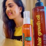Srushti Dange Instagram - Loving the upgrade version of @iloveunloc daily hair care regime ... it’s Revolutionary and super effective made with Genx formula ... ❤️