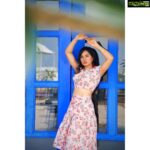 Srushti Dange Instagram – She looked daisy safe 
But smelled rose wild 🌸🦋🍀 
Styled by: @dorothyjai 
Dress by: @the_udai_vandi 
Make up: @hairandmakeupbynive 
Hair by: @durga_hair_stylist 
Photographer by: @johan_sathyadas