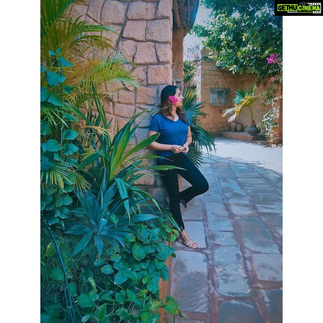 Srushti Dange Instagram - I don’t know where I’m going from here but I promise it won’t be boring 🍀🦋🌸 #handcraft #nature #greenery #gardenlife #peace #handmadeart #artistic