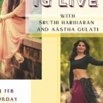 Sruthi Hariharan Instagram – Doing what I love MOST with the amazing @aastha.gulati Dhurii