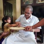 Sshivada Instagram - On this auspicious day, Arundhathi is truly blessed to be introduced to the world of knowledge by the legend, guru, Shri M.T. Vasudevan Nair Happy Vijayadashami... #Vidhyarambham #worldofknowledge #learning #vijayadashami #arundhathi #mylittleprincess Calicut, India