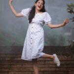 Sshivada Instagram - "Love the life you live Live the life you love" 🤍❤ 📸 @bennet_m_varghese 👗 @myntra Make up and Styling @sshivadaoffcl 😀 Location @greenbergresort #photoshoot #photography #happiness #lovewhatyoudo #loveyourlife #liveyourlife #white #polkadots #polkadotdress GreenBerg Holiday Resorts