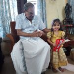 Sshivada Instagram - On this auspicious day, Arundhathi is truly blessed to be introduced to the world of knowledge by the legend, guru, Shri M.T. Vasudevan Nair Happy Vijayadashami... #Vidhyarambham #worldofknowledge #learning #vijayadashami #arundhathi #mylittleprincess Calicut, India