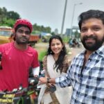 Sshivada Instagram - Met this young energetic chap on our way from Aleppy to Kochi .Really inspired to see his confidence, determination and dedication. He is on a mission to pedal from his home town in Kerala (Mavelikara) to Jammu and Kashmir .All the best @jeswindanny for your road trip.Our prayers and wishes for you to complete your journey successfully... #cycling #roadtrip #keralatokashmir #dedicatedyouth @muralikrishnan1004 Alappuzha