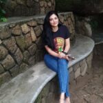 Sshivada Instagram – In ❤️ with this supercool tee from  @mydesignationofficial 

#happiness #staypositive #staysafe Tall Trees Munnar