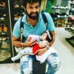 Sshivada Instagram - 'Daddy's little girl'... Found this in my gallery. This pic was taken when Arundhathi was 3 months old and we took her out. Mama was bit busy shopping😉 n Dada took gud care of her as always.Thank you for being there with me as my best friend, a good husband, a well wisher, a good father... Whatever role it is, U do it with out most perfection and care, amidst balancing your work and family...Love you❤️❤️😍😘 @muralikrishnan1004 P.S. Its not Murali's birthday or our anniversary.Just appreciating and celebrating all the loved ones and good things in my life...#daddysgirl😘 #daddyslittlegirl #lifeofgratitude #familylove #Arundhathi #babysdayout #firstouting #loveoflife