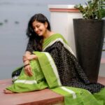 Sshivada Instagram - 💚🤍🖤 📷@tibinaugustinephotography Saree -@ila.inspirations @sajeesh_s_0619_make_over @canoeville #beautifullife #loveyourself #lovewhatyoudo #photography #nature #alleppey #backwaters #sareelove #saree Canoe Ville