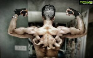 Sudeep Instagram - Gud food,,, a bit of decent lifestyle,,,n a lil Discipline,, isn't bad after all ye!!.🥂🤗
Started work out again after a long gap. Courtesy: The climax part of #TheWorldOfPhantom ,,wch tired each one on set for almost a month.
Lookn forward to the last schedule.
Startn Dec 4th.