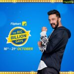 Sudeep Instagram – It’s time for 6 days of non-stop shopping, because the Flipkart Big Billion Days Sale is live! @flipkart