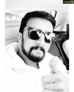 Sudeep Instagram - Saw plenty of videos sent to me,, n also those,uploaded on social forums about how, you my frnzz,,are celebrating at the theaters already.
Overwhelmed,,, and speechless 🙏🏼.
Thank u for welcoming me,,wth sch wide open arms,,, bk to theaters. 
L❤ & H's🤗
#KotigobbaRoarsFrom14th